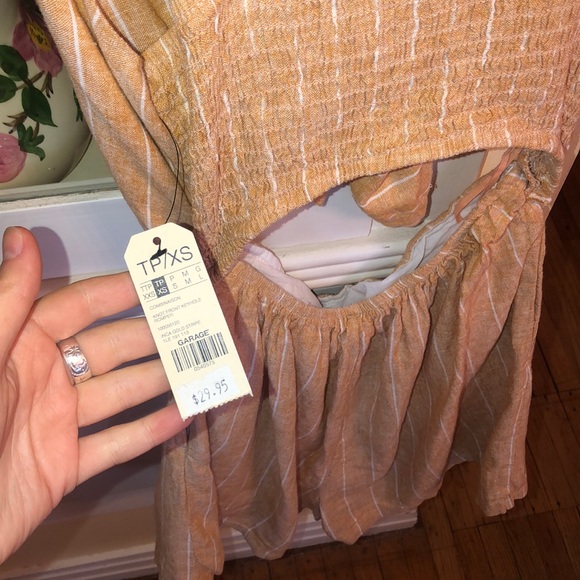 tie front romper - Picture 4 of 4